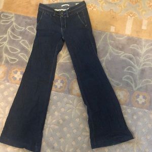 Gap flared mid rise jeans limited edition